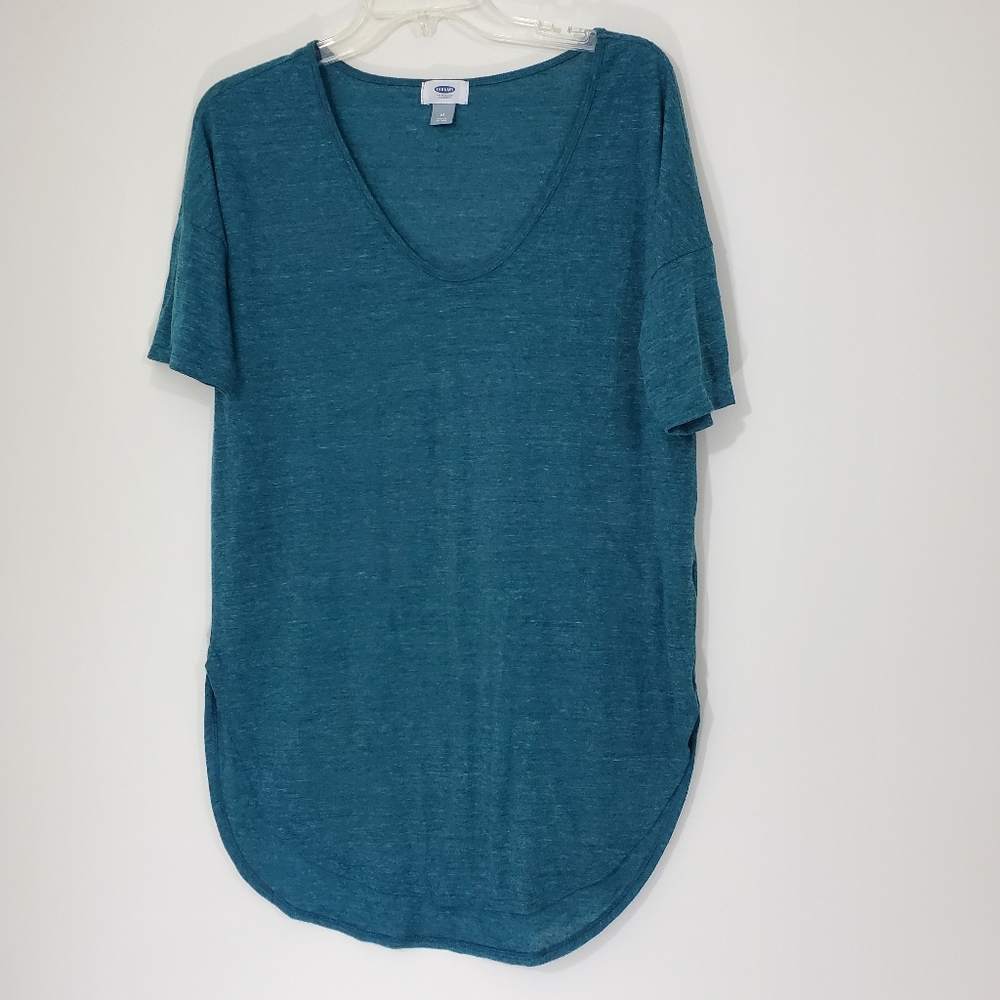 Old Navy Green Blouse, Size Medium